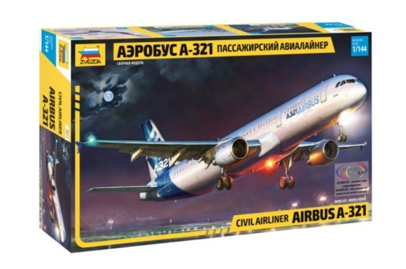 ZVE7017 - Zvezda 1/144 Airbus A-321