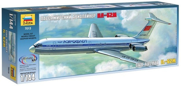 ZVE7013 - Zvezda 1/144 Ilyushin IL-62M airliner