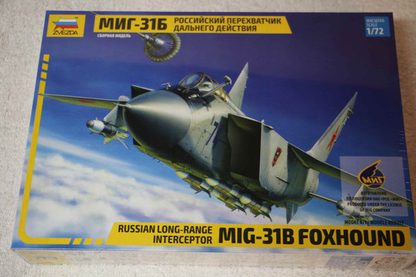 Maquette Hobby Master 1:72 MiG-31B Foxhound-A Forces Aériennes Kazakhes - Rouge 08, Neuve Sous Boîte
