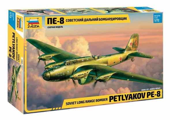 ZVE7264 - Zvezda 1/72 Petlyakov Pe-8 Soviet Bomber