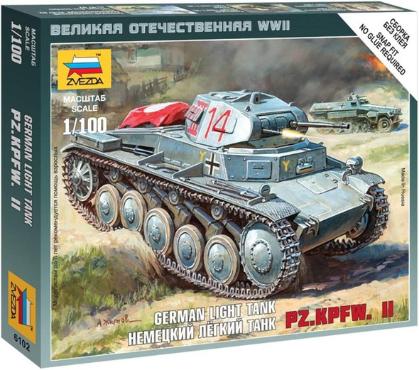 ZVE6102 - Zvezda 1/100 Pz.Kpfw. II