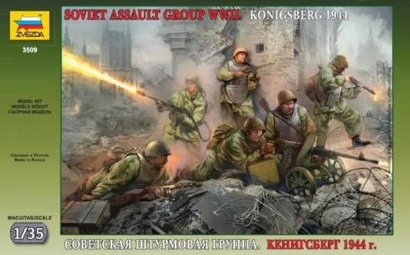 ZVE3509 - Zvezda 1/35 Soviet Assault Group - Konigsberg 1944