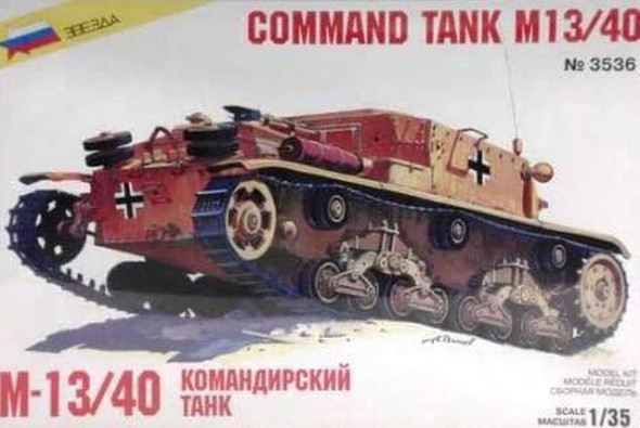 ZVE3536 - Zvezda 1/35 M13/40 Command Tank