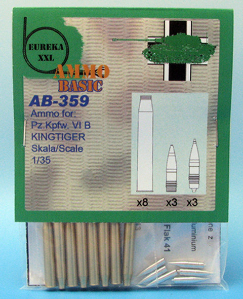 EURAB-359 - Eureka XXL Model Accessories 1/35 Ammo for Pz.Kpfw. VI B King tiger