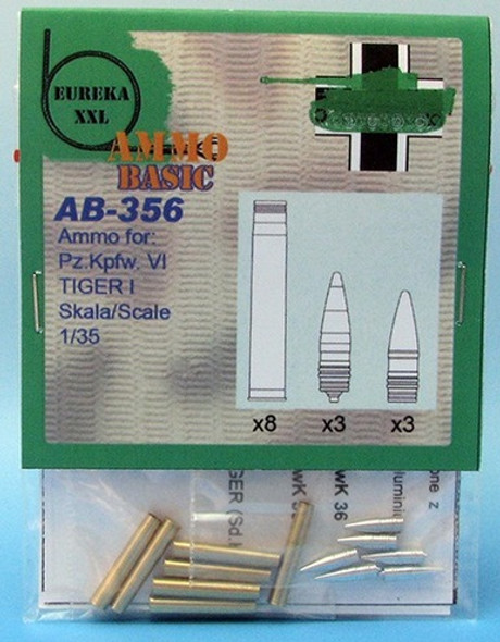 EURAB-356 - Eureka XXL Model Accessories 1/35 Ammo for Pz.Kpfw.VI Tiger I