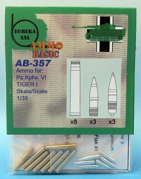 EURAB-357 - Eureka XXL Model Accessories 1/35 Ammo for Pz.Kpfw. VI Tiger I
