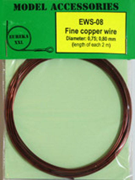 EUREWS-08 - Eureka XXL Model Accessories Fine Copper Wire; 0.75, 0.80mm (length of 2m each)