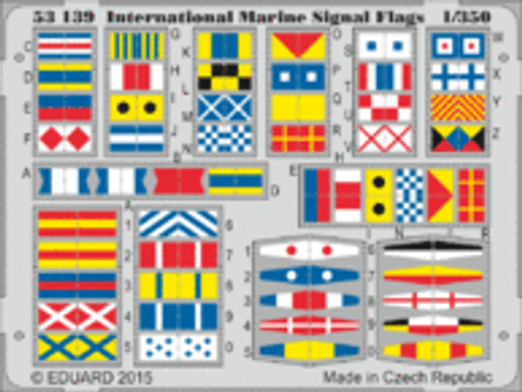 EDU53139 - Eduard 1/350 International Signal Flags
