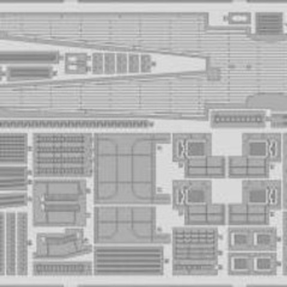 EDU53081 - Eduard 1/200 Bismarck Front Area - For Trumpeter Kit