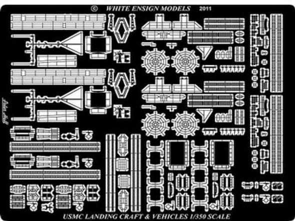 WHIPE35153 - White Ensign Models 1/350 USS Wasp Vehicles and Landing Craft