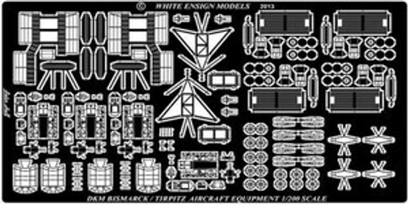 WHIPE2013 - White Ensign Models 1/200 Bismarck Aircraft & Handling Gear