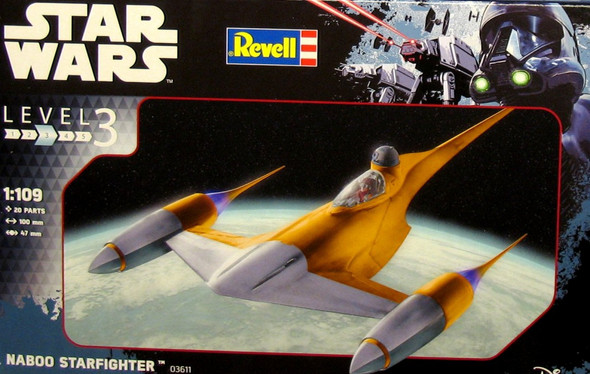 RAG03611 - Revell 1/109 Naboo Starfighter (Discontinued)