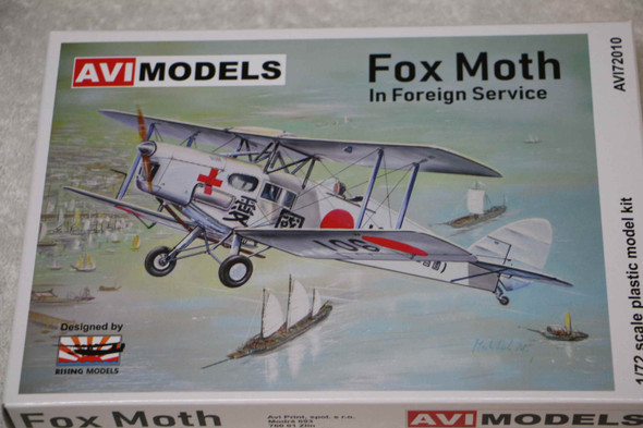AVM72010 - A+V Models 1/72 Fox Moth in foreign service