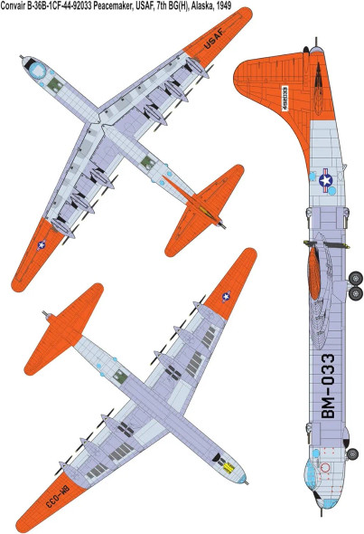 ROD347 - Roden 1/144 Convair B-36B Peacemaker