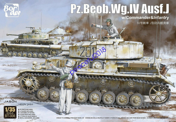 BORBT006 - Border Model 1/35 Pz.Beob.Wg.IV Ausf.J