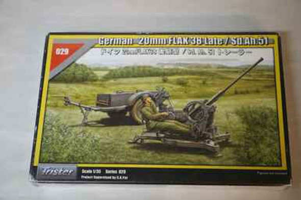 TTR35029 - Tristar Models 1/35 German 20mm Flak 38 Late