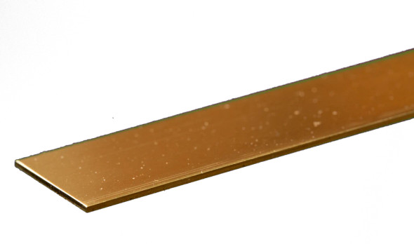 KSE8243 - K & S Engineering Brass Strip .032x3/4in