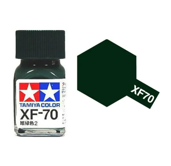 TAMEXF70 - Tamiya Enamel Flat Dark Green 2