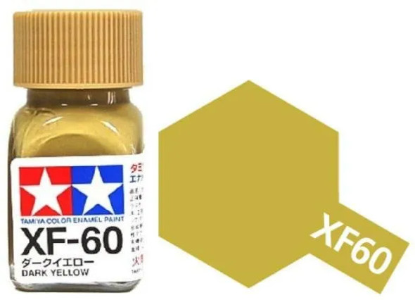 TAMEXF60 - Tamiya Enamel Flat Dark Yellow