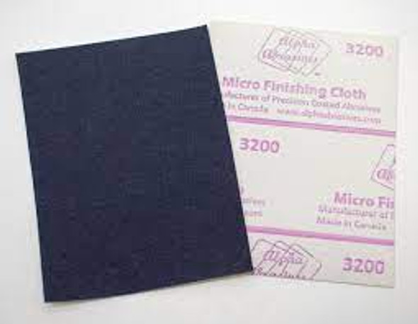 AAB3200-2S - Alpha Abrasives Finishing Cloth 3200 (2pcs)