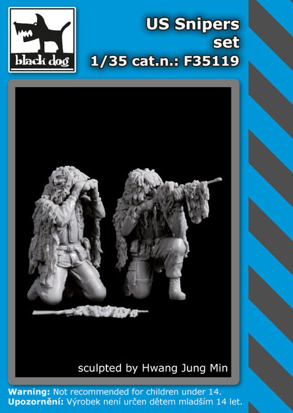 BLDF35119 - Black Dog 1/35 US snipers set