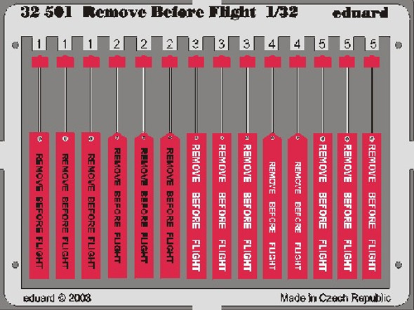 EDU32501 - Eduard Models 1/32 RBF tags