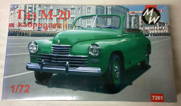 MIW7261 - Military Wheels 1/72 GAZ-M20 Pobeda Convertible