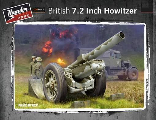 THN35211 - Thunder Model 1/35 British 7.2in Howitzer