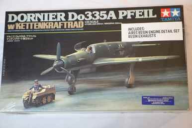 TAM89598 - Tamiya 1/48 Do335A w/Kettenkraftrad - WWWEB10101664