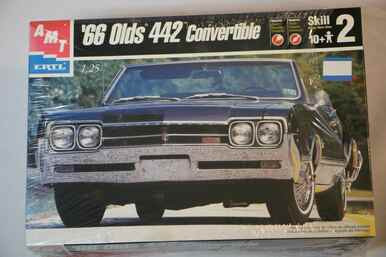 AMT6275 - AMT 1/25 1966 Oldsmobile 442 Convertible - WWWEB10101787
