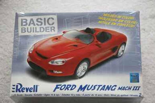 RMX0859 - Revell 1/25 Ford Mustang Mach III-Basic Builder - WWWEB10102375