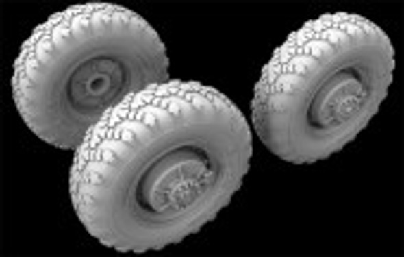 HUS35122 - Hussar Productions 1/35 BRDM Mitas Weighted Wheels