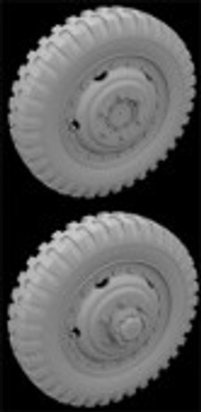 HUS35070 - Hussar Productions 1/35 M3A1 Scout Car Wheels