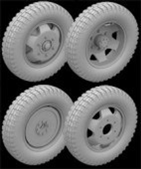HUS35066 - Hussar Productions 1/35 Opel BLitz Wheels Early Type