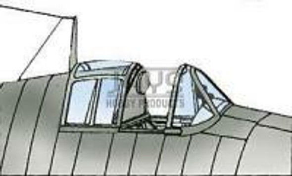 SQU9614 - Squadron Signal 1/48 Grumman  F6F-3/5 Hellcat Canopy