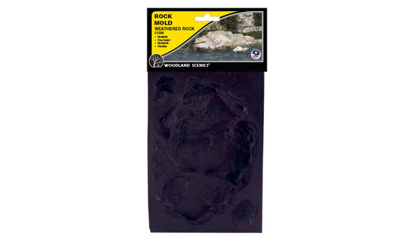 WOOC1238 - Woodland Scenics Rock Mold: Weathered Rock