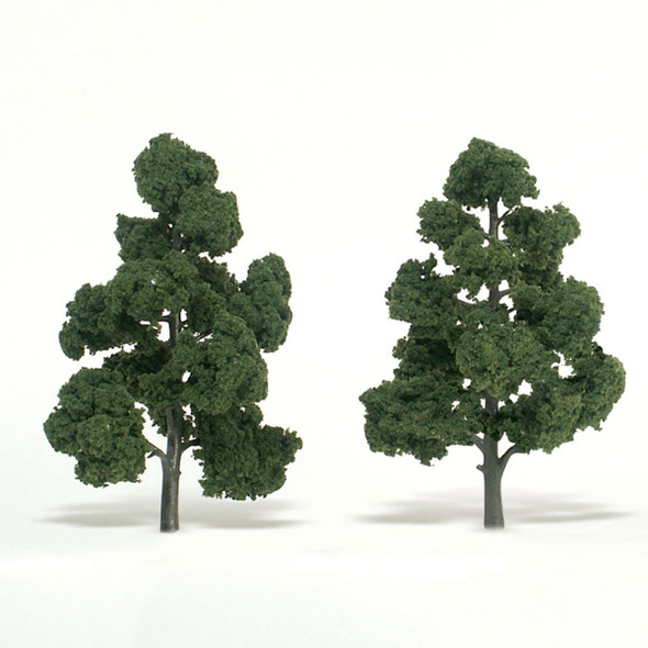 WOOTR1518 - Woodland Scenics Realistic Trees - 7-8" Medium Green (2)