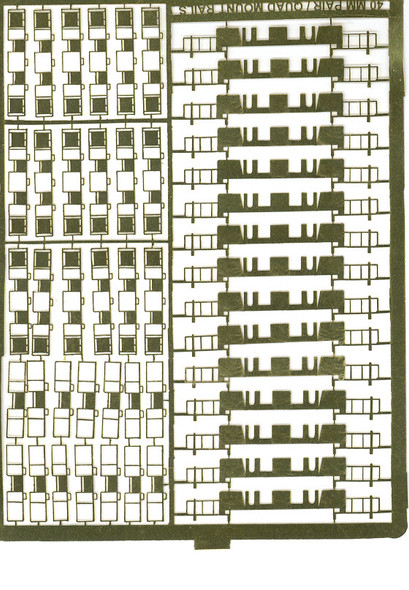 TOM3516 - Tom's Modelworks 1/350 40mm Mount Rails