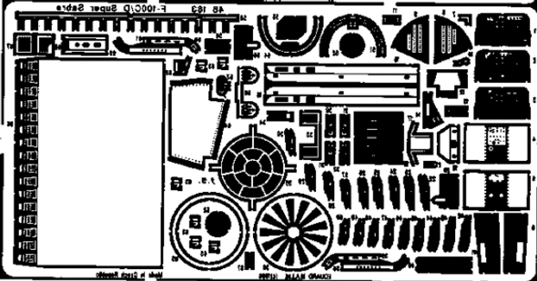 EDU48183 - Eduard Models 1/48 F-100C/D Details - For Monogram Kit