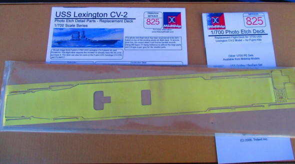 MID825 - MidShip Models 1/700 USS Lexington CV-2 flight deck