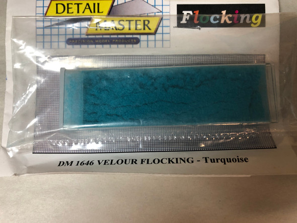 DMP1646 - Detail Master Products Turquoise Velour Flocking