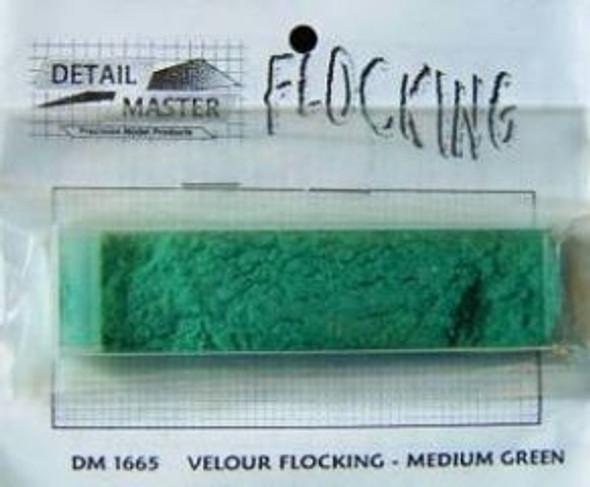 DMP1665 - Detail Master Products Medium Green Velour Flocking