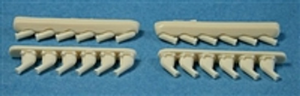 ULT48009 - Ultracast Resin 1/48 P-51D Detailed Exhausts - For Tamiya Kit 61040 and 61044