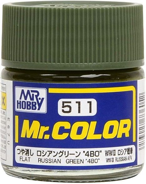 MRHC511 - Mr. Hobby Mr Color Russian Green 4BO - 10ml - Lacquer