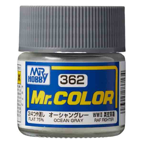 MRHC362 - Mister Hobby Mr Color Ocean Gray [RAF Standard Color / WWII Mid Late] - 10ml - Lacquer