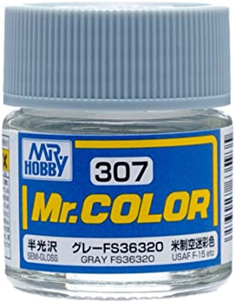 MRHC307 - Mr. Hobby Mr Color Semi Gloss Gray FS36320 - 10ml - Lacquer