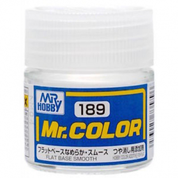 MRHC189 - Mr. Hobby Mr Color Flat Base Smooth - 10ml - Lacquer