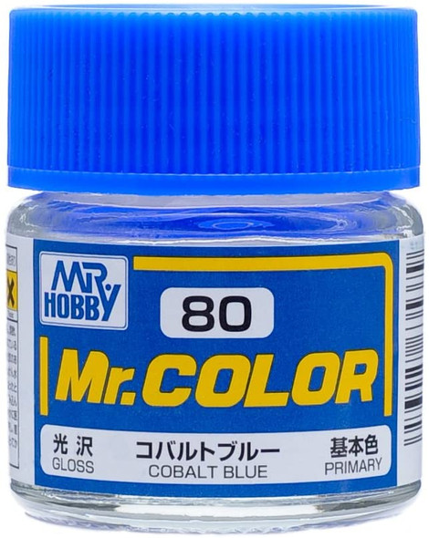 MRHC80 - Mr. Hobby Mr Color Gloss Cobalt Blue - 10ml - Lacquer