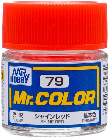 MRHC79 - Mr. Hobby Mr Color Gloss Shine Red - 10ml - Lacquer