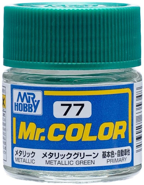 MRHC77 - Mr. Hobby Mr Color Metallic Green - 10ml - Lacquer